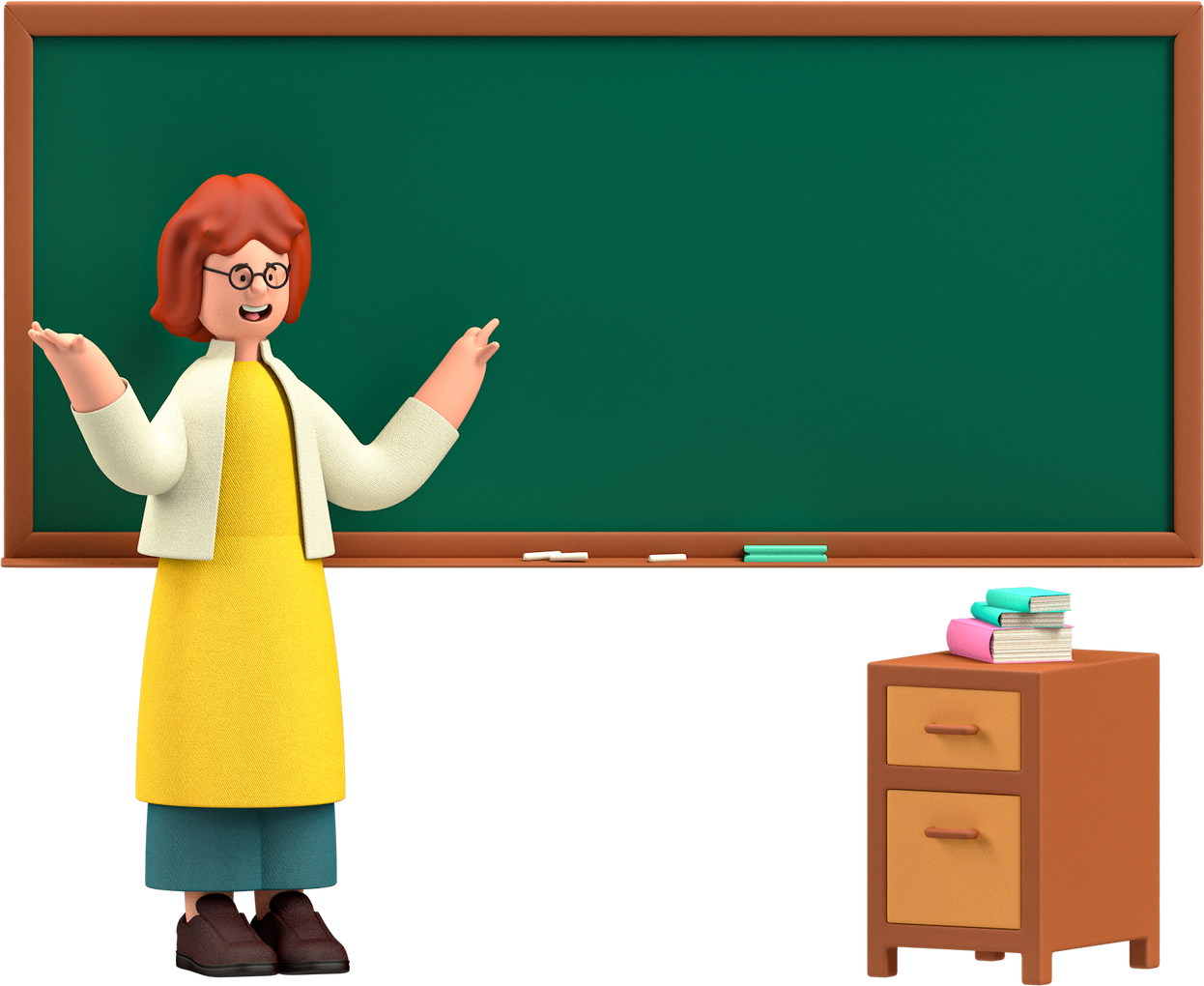 3D Business Elements Teacher Teaching